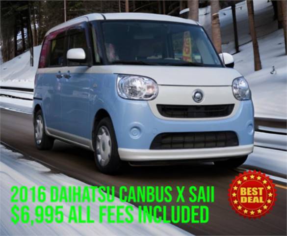 2016 Daihatsu Canbus X - SAII Package