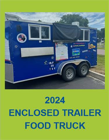 2024 Enclosed Trailer 13FT Food Truck