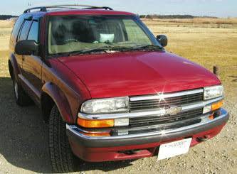 2002 CHEVROLET BLAZER FULL OPTION SUPPLE LEATHER INTERIOR